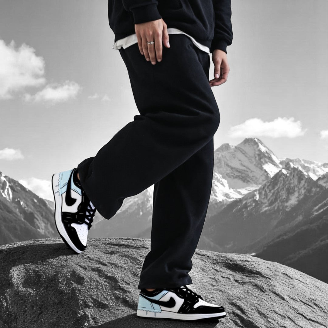 Lemon Sea Black & Blue J-2 Shoe