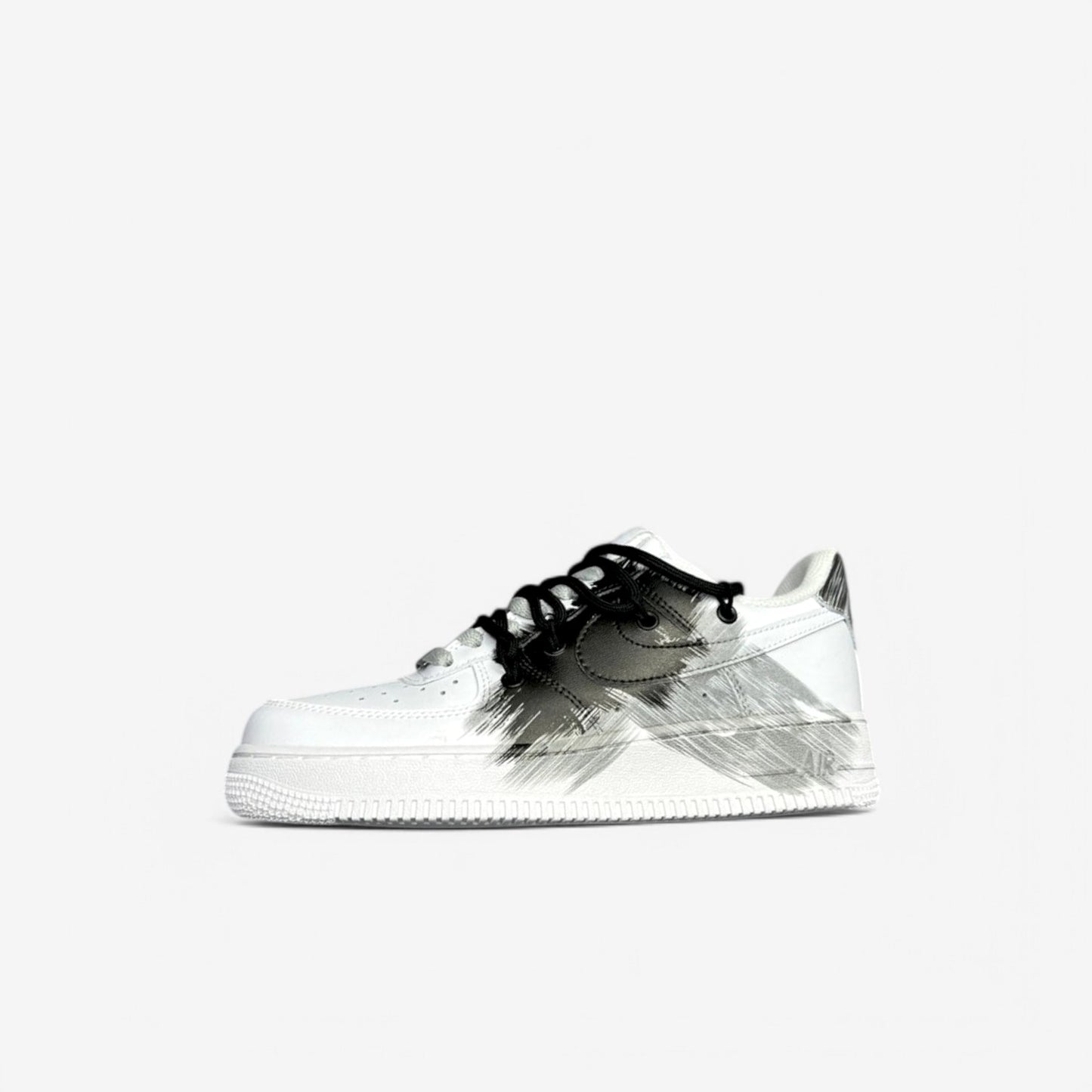 Broken Logo Hand-Painted Shoe