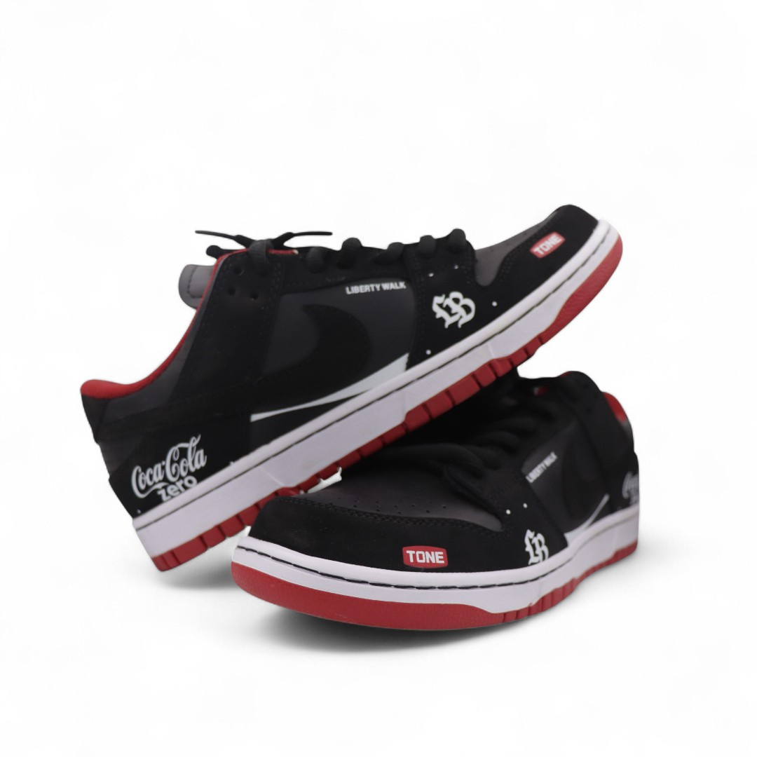 Nike SB Dunk Low "Coca-Cola Zero" Custom (Liberty Walk Edition)