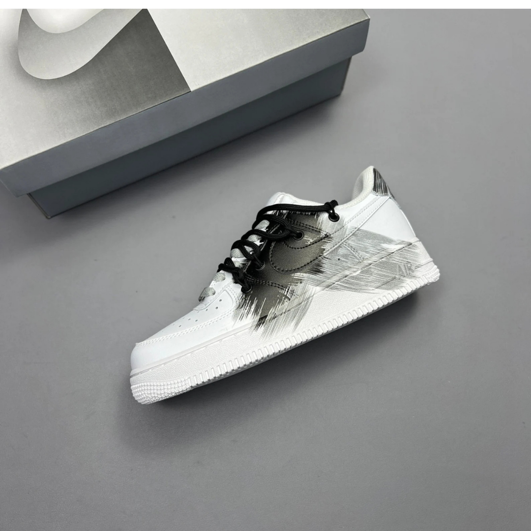 Broken Logo Hand-Painted Shoe
