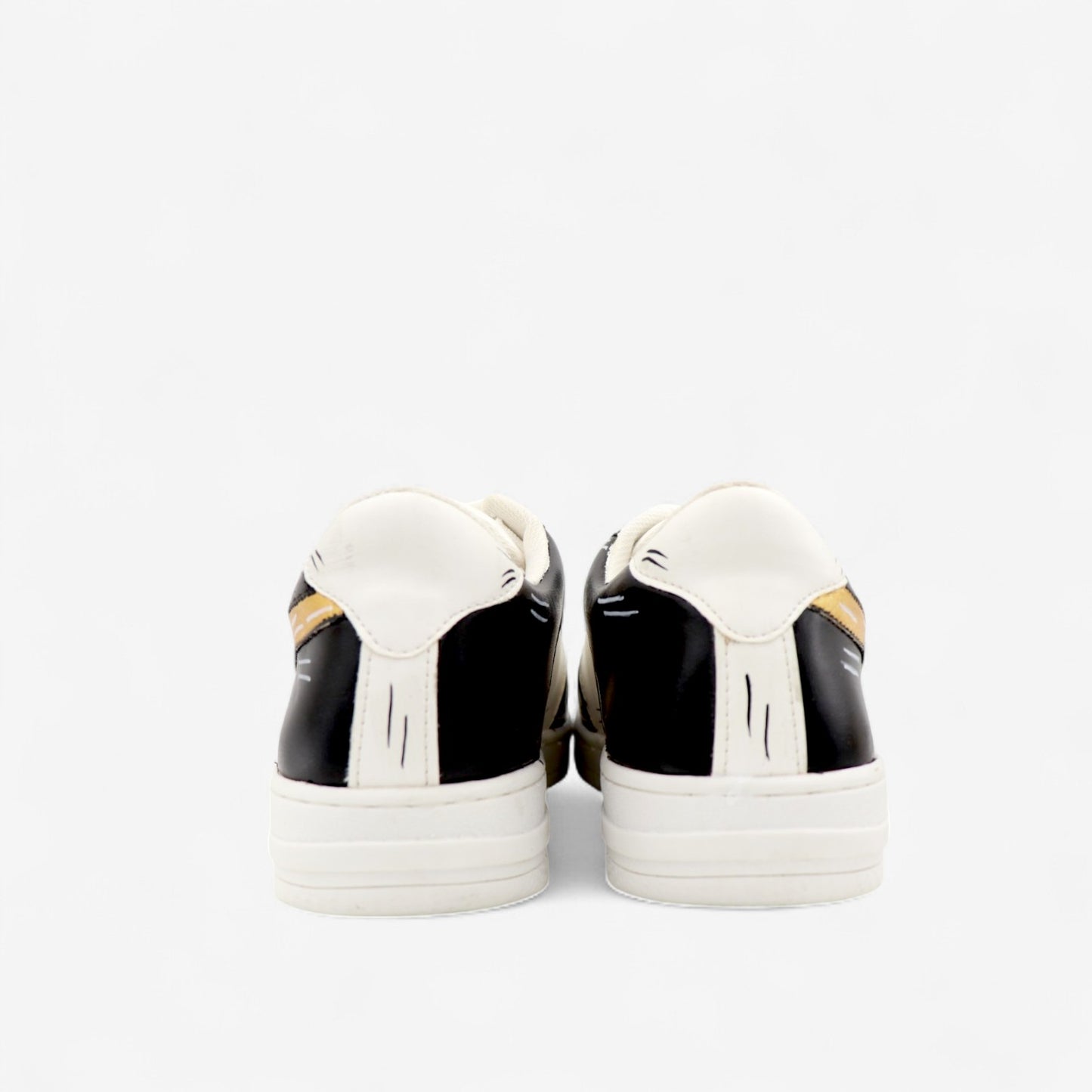 Lemon Sea Black Hand-Painted Shoe