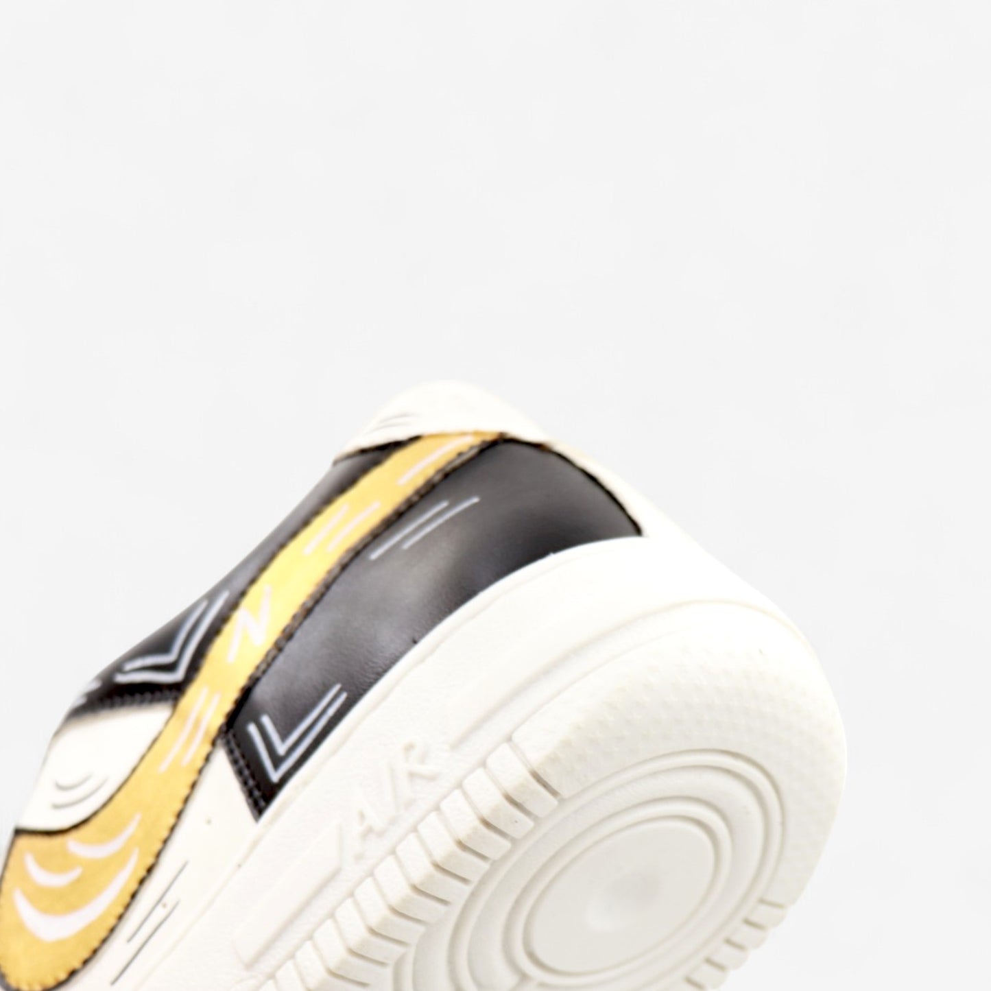 Lemon Sea Black Hand-Painted Shoe