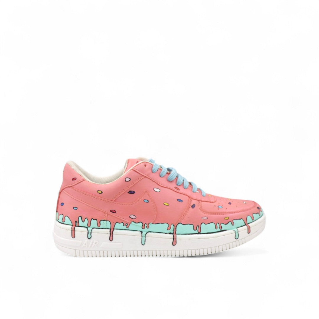 Minty Drip Donut Sneaker 🍩🎨
