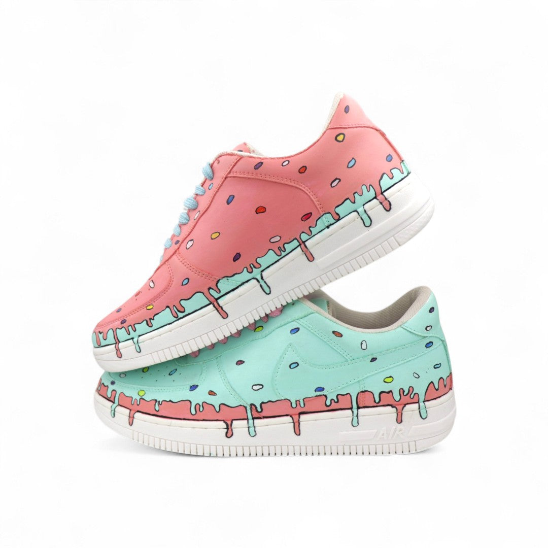 Minty Drip Donut Sneaker 🍩🎨