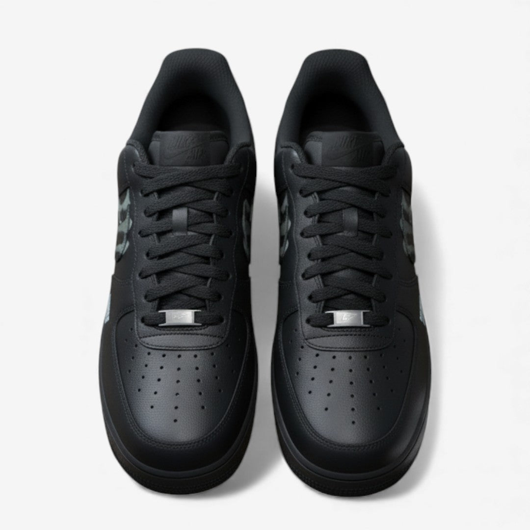 Custom Nike Air Force 1 Low "Monster Energy Ultra" Black