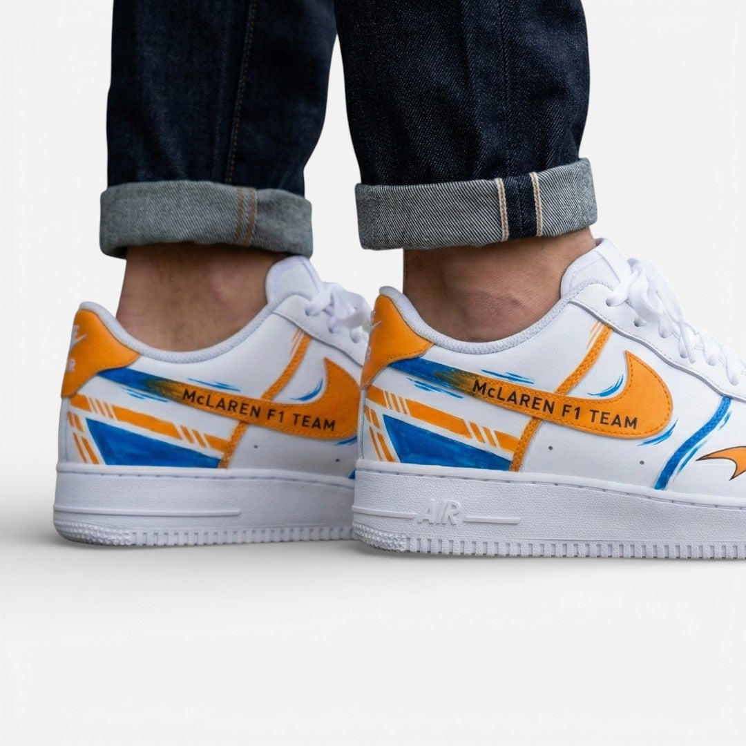 McLaren Track Blaze – Motorsport-Inspired Hand-Painted Sneaker