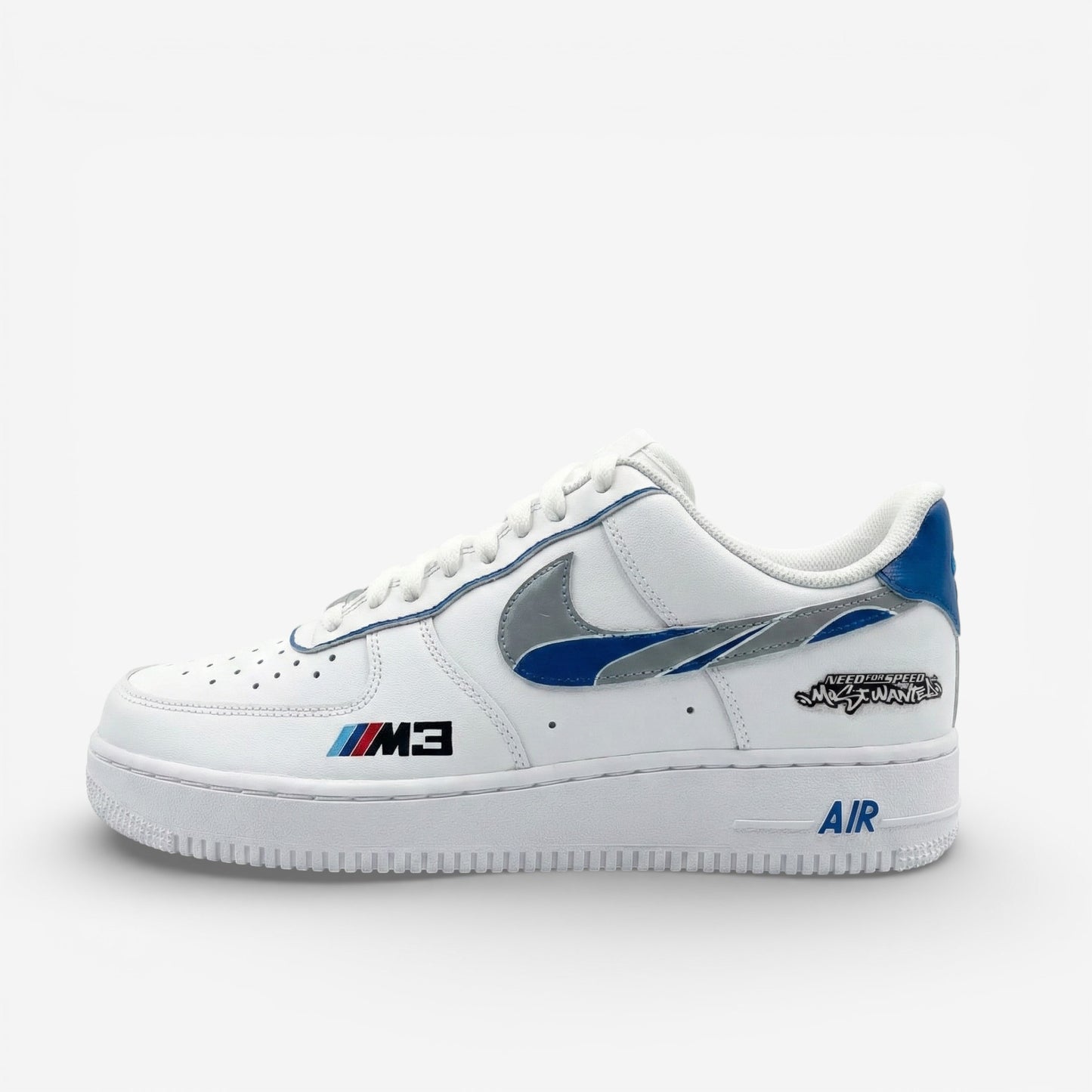 M3 Track Edition – Hand-Painted Custom Sneaker